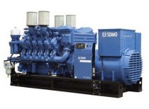 SDMO Стационарная электростанция X1650C (	 1200 кВт) 3 фазы
